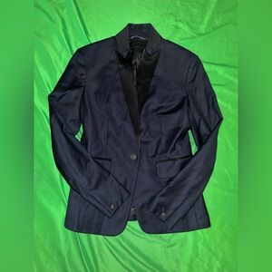 Rag & Bone Blue/ Black 100% Wool Blazer size 00
